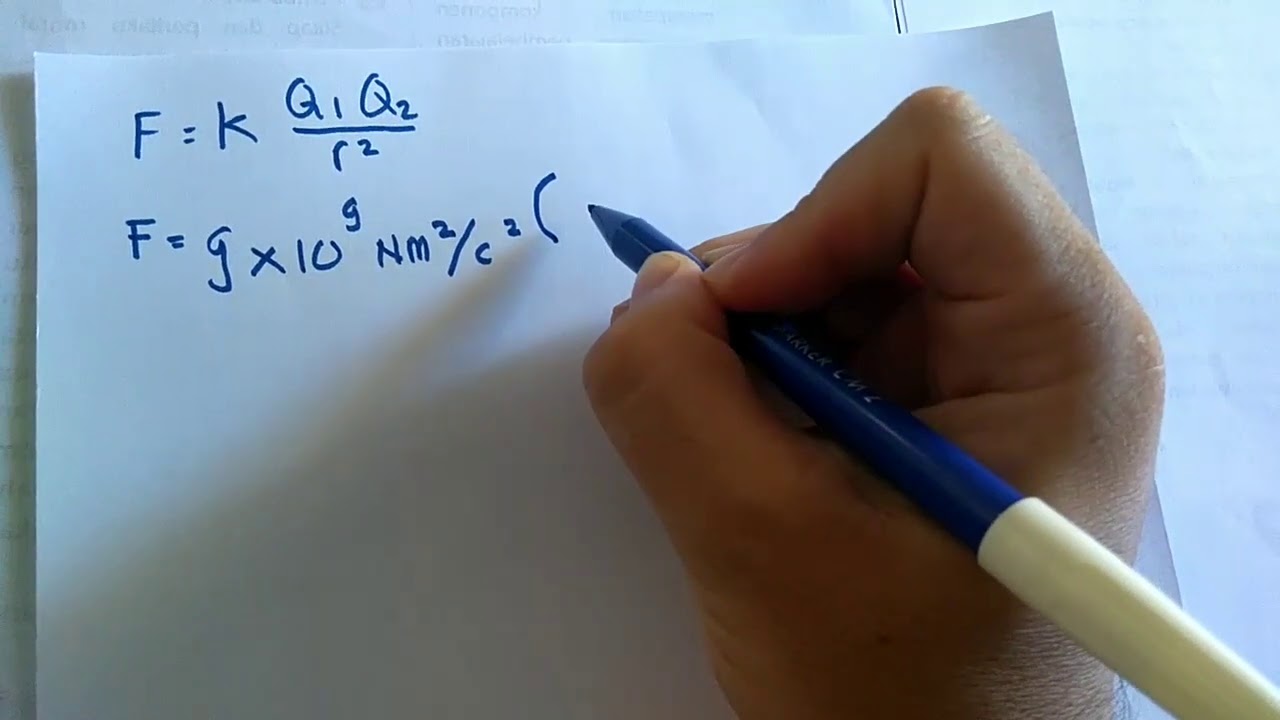 PEMBAHASAN HUKUM COULOMB FISIKA KELAS 9 SMP