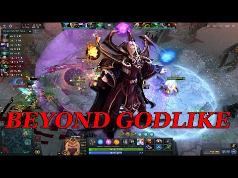 Dota 2 - INVOKER BEYOND GODLIKE!!! (PRO GAMEPLAY)