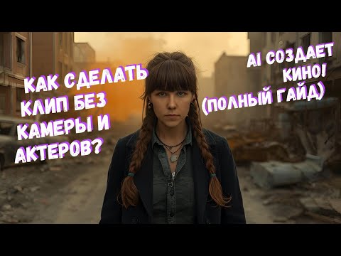 Как создать клип БЕСПЛАТНО с помощью нейросетей!
