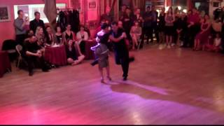 Gabriele Misse Y Carla Espinoza at Romeria Milonga 04 22 2017 3rd Dance Tango