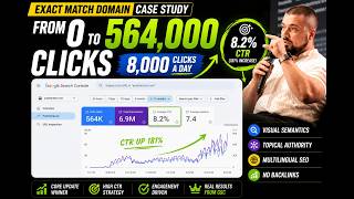 Topical Authority with 1 Page Exact Match Domain: 8,000 Clicks a Day -