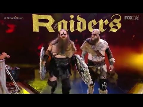 The Viking Raiders Entrance | WWE Smackdown September 2, 2022 9/2/22