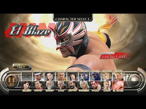 Virtua Fighter 5 - El Blaze Playthrough (XBOX 360)