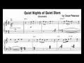 Oscar Peterson - Quiet Nights of Quiet Stars (transcription)