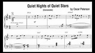 Oscar Peterson - Quiet Nights of Quiet Stars (transcription)