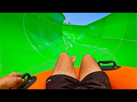 This Water Slide Feels Endless – Waterbom Bali