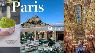 Vlog.48|夫婦パリ2人旅✈︎🇫🇷part.2|モンサンミッシェルからはじまるパリ王道旅|限定に弱い購入品紹介🛍️|