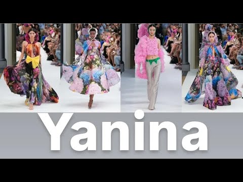 Yanina Couture Fall Winter 2024 2025 collection“Magic Garden”