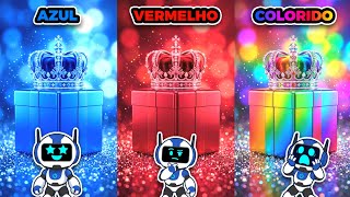 🤩🎁 QUAL PRESENTE VOCÊ ESCOLHE? | Quiz dos Presentes Misteriosos 😱 | Azul, Vermelho ou Verde #botquiz