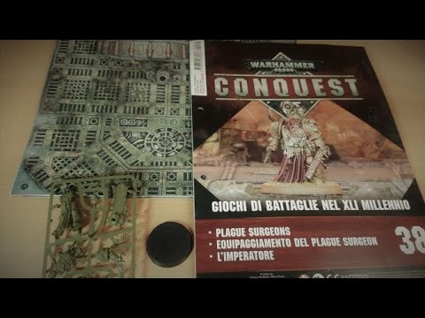 Warhammer Conquest issue 38 [ENG] Plague Surgeon Battlemat whats inside