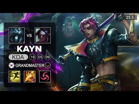 Kayn vs Karthus Jungle - KR Challenger - Patch 25.5 Season 15