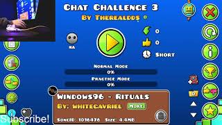 CHAT CHALLENGE 3 VERIFIED (Geometry Dash)