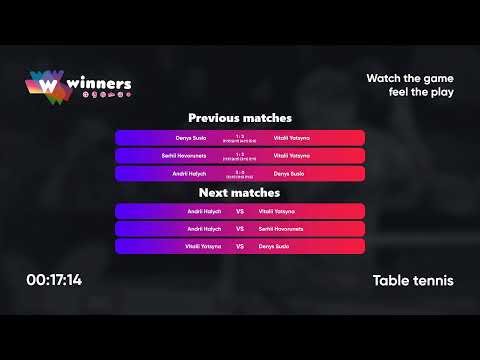 WINners League 11.02.2022 Halych A. - Suslo D. 14:00