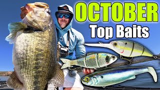 You'd be a FOOL to Fish WITHOUT these Baits in October! (Top 5 October Bass Fishing Baits)