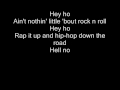Hinder - Hey Ho Lyrics