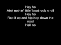 Hinder - Hey Ho Lyrics 