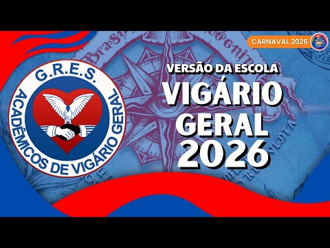 VIGÁRIO GERAL 2026 | SAMBA ENREDO OFICIAL COM LETRA SIMULTÂNEA