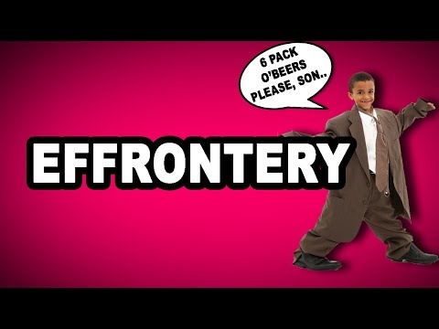 Learn English Words: EFFRONTERY - Meaning, Vocabulary with Pictures and Examples