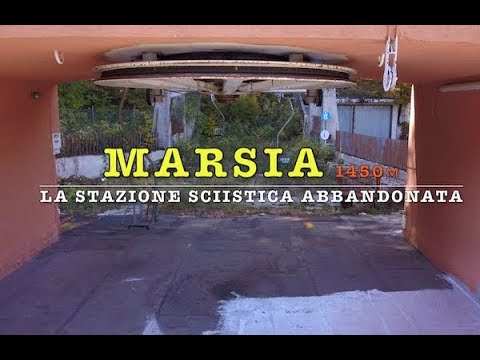 Marsia(4K) la stazione sciistica abbandonata (Tagliacozzo)da drone
