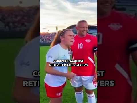 USA Women's national football team VS Wrexham retirees #femalefootball #womenfootball