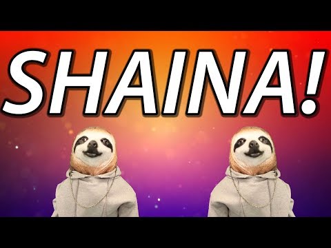 HAPPY BIRTHDAY SHAINA! - SLOTH HAPPY BIRTHDAY RAP