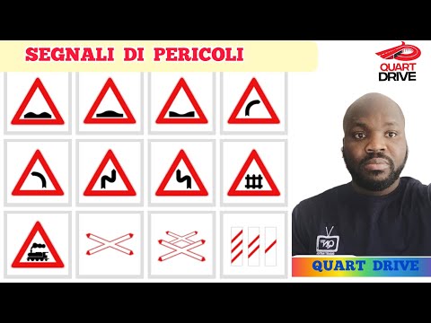 Segnali Di Pericoli PT. 1 Strada Deformata ,Dosso ,Cunetta  ⛔️ English Theory