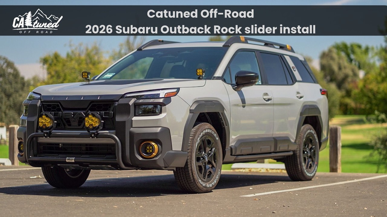 Catuned Off-Road 2026 Subaru Outback Rock Slider Install Video