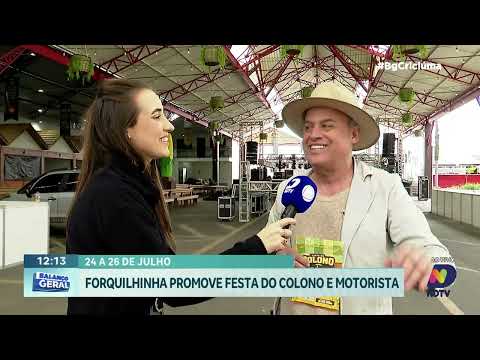 Forquilhinha promove Festa do Colono e Motorista neste fim de semana