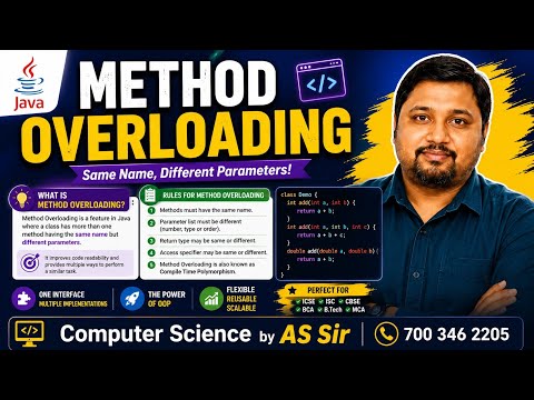 Method Overloading In Java Explained Rules Examples Interview Questions Oop Made Easy