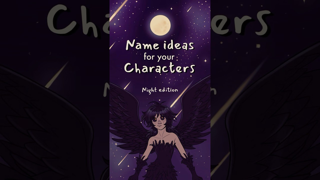 name ideas for your characters: night edition 🌌🌙 #writing #originalcharacter #oc #writingideas