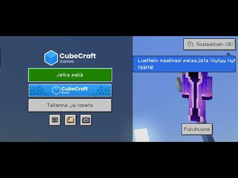 Pelataan minecraftia