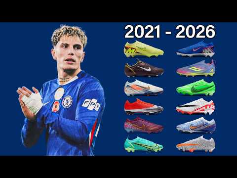 Alejandro Garnacho - Evolution of All Football Boots 2021-2026