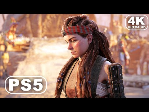 Horizon Forbidden West PS5 - Aloy & Drakka return back to Aarowhand w/ the Hearts (4K ULTRA HD PS5)