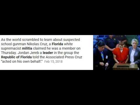 Republic of Florida Militia supports terrorism screen shots; Jordan Jereb Gets Arrested by FBI