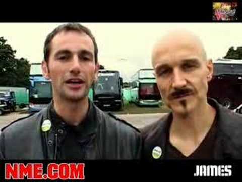 NME Video: James @ V Festival 2007