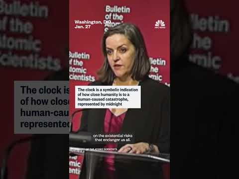 Doomsday Clock moved closer to symbolic catastrophe