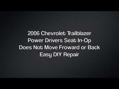 Trailblazer and Envoy Power Seat Repair How To