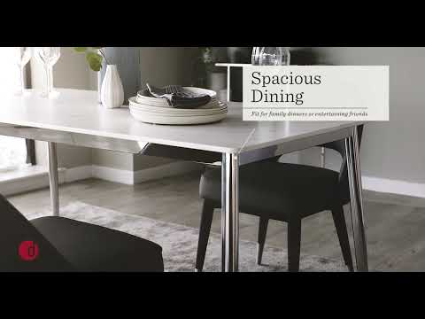 Oslo Ceramic Marble Dining Table Features