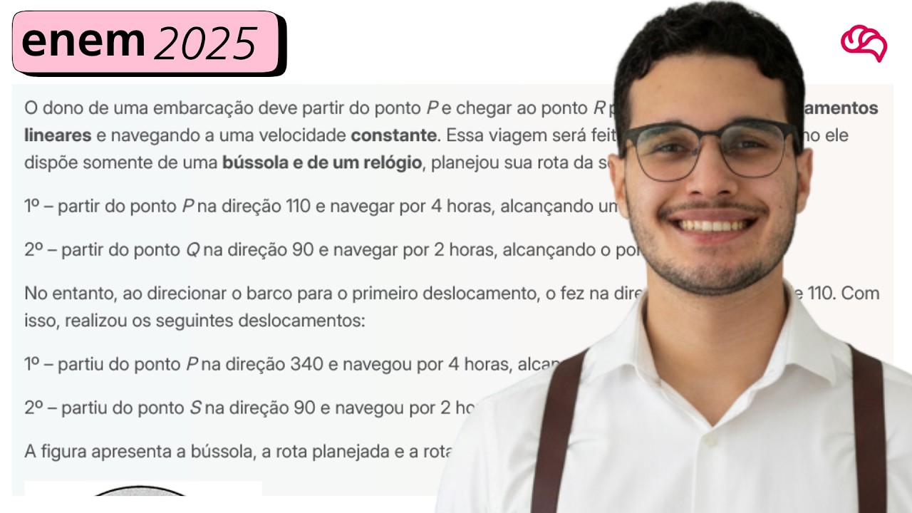 Resolução em Vídeo — Questão 164 ENEM 2025