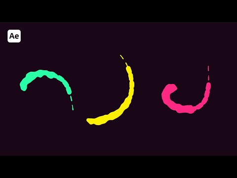 Make Liquid Lines in After Effects - After Effects Tutorial - No Plugins - Liquid Animation Tutorial