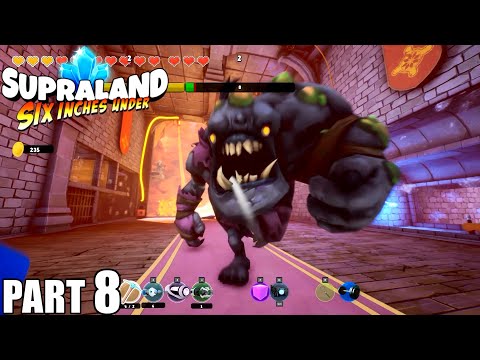 Supraland Six Inches Under Walkthrough Gameplay Part 8 - Get back to town / PC