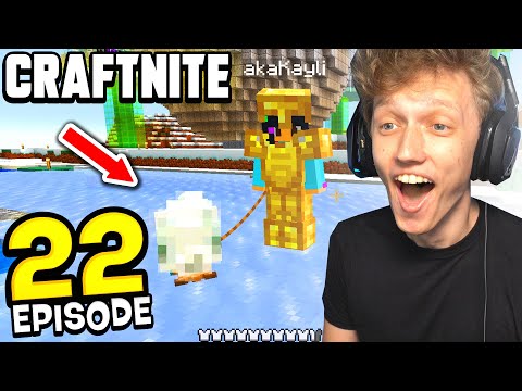 Craftnite: Episode 22 - MY GIRLFRIEND SURPRISED ME WITH A RARE PET! (super adorable)
