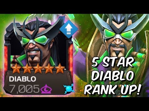 5 Star Diablo Rank Up & Gameplay! - Actually Good /w Suicides?! - Marvel Contest of Champions