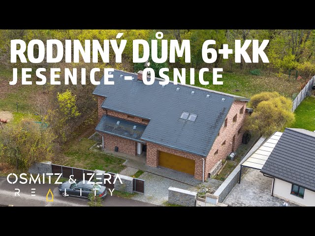 Video velkého rodinného domu Jesenice u Prahy