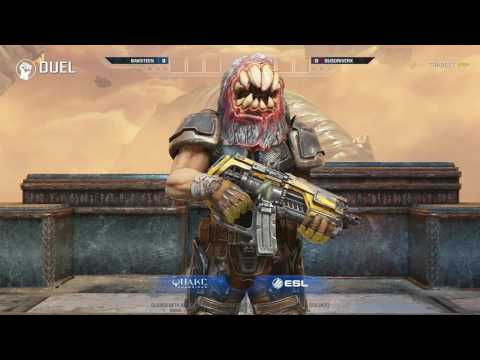 Quake - Baksteen vs. Busdriverx [1v1] - Quake World Championships - EU Qualifier #3