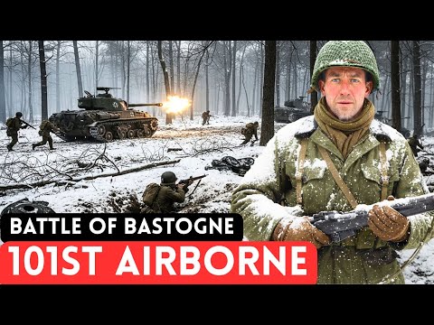 Fall Asleep To | The Complete History of 101st Airborne at Bastogne | WW2 Relaxing War Documentary