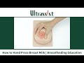 How To Hand Press Breast Milk Breastfeeding Education