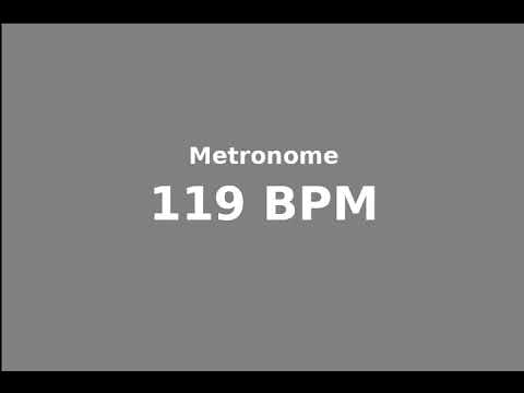 Metronome - 119 BPM - 4/4