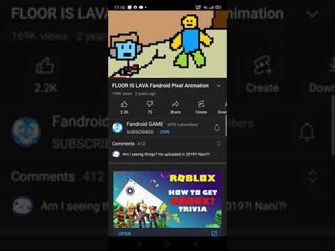 fandroid game floor is lava