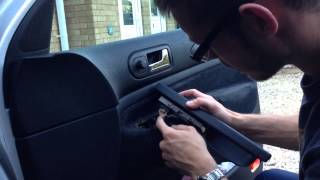VW Golf MK4 replace/remove electric window switch in 60 seconds